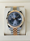 Rolex Datejust 41 Wimbledon Fluted Jubilee 2025
