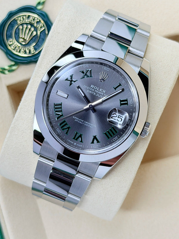 Rolex Datejust 41 Wimbledon Smooth Oyster 2026