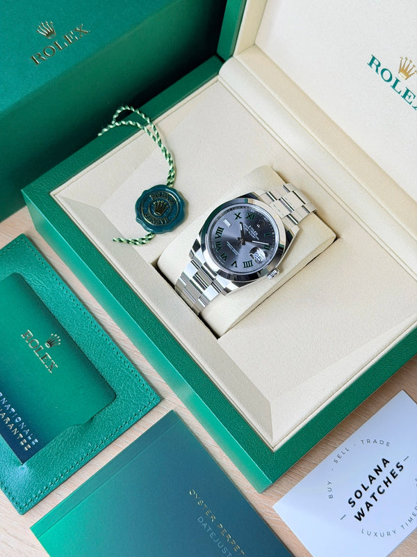 Rolex Datejust 41 Wimbledon Smooth Oyster 2026