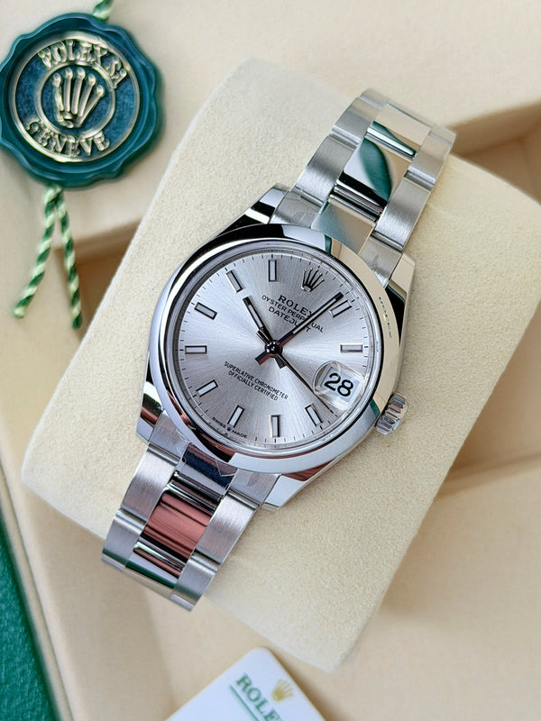 Rolex Datejust 31 Silver Smooth Oyster 2026