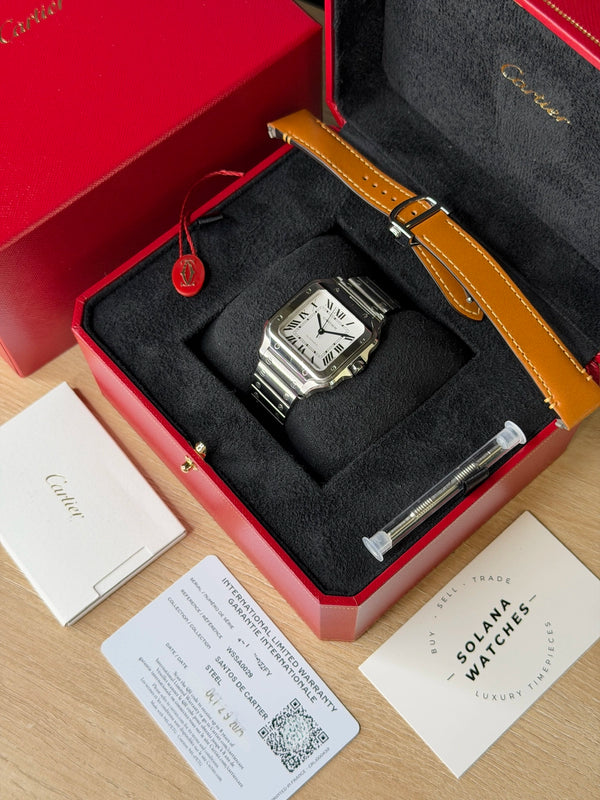 Cartier Santos de Cartier Medium White 2025