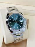 Rolex Datejust 41 Mint Green Smooth Oyster 2026