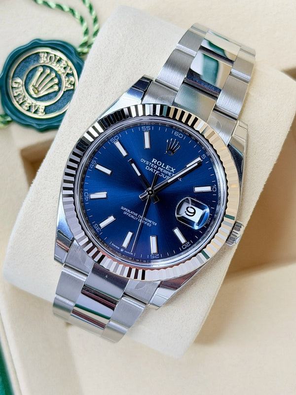Rolex Datejust 41 Blue Fluted Oyster 2025