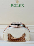 Rolex Day Date 40 Rose Gold Chocolate Baguette Diamonds Dial 2023