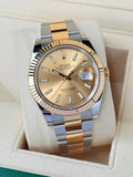 Rolex Datejust 41 Champagne, Fluted, Oyster 2025