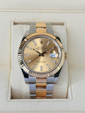 Rolex Datejust 41 Champagne, Fluted, Oyster 2025