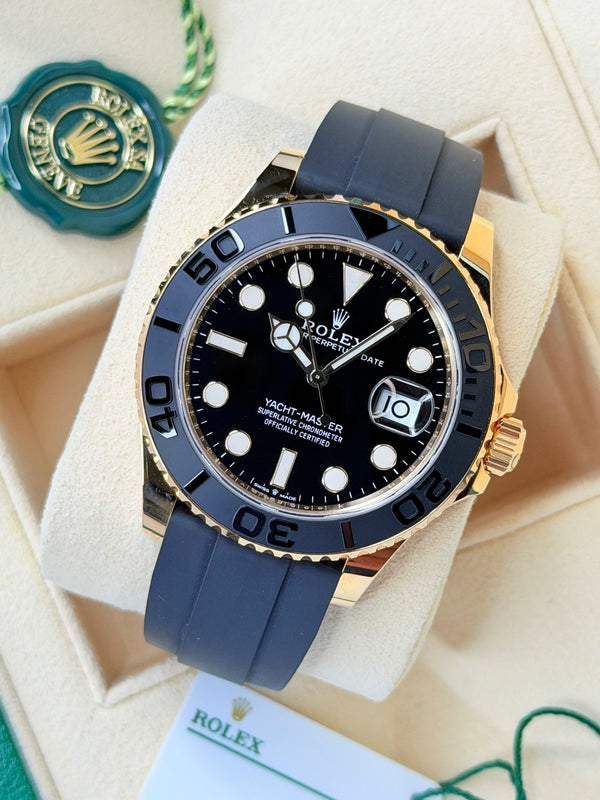 Rolex Yacht Master 42 Yellow Gold Oysterflex 2023