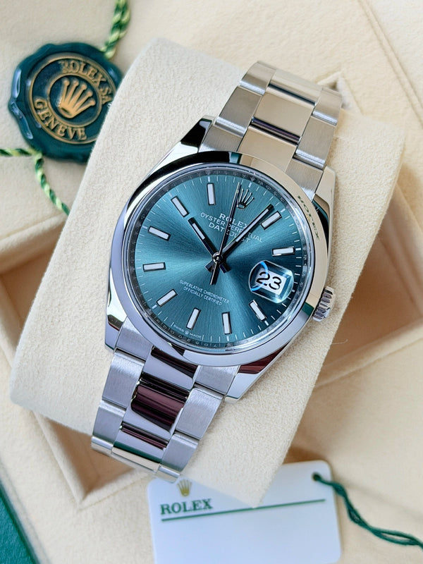 Rolex Datejust 36 Mint Green Smooth Oyster 2023