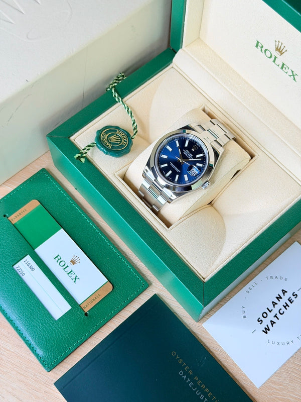 COMING SOON Rolex Datejust 41 Blue Smooth Oyster 2017