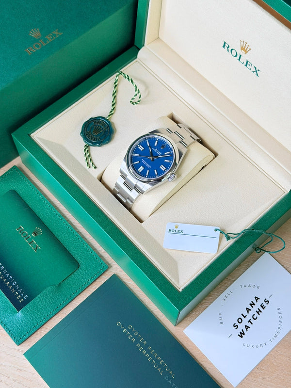 Rolex Oyster Perpetual 41 Med Blue 2026