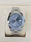 Rolex Datejust 41 Slate Smooth Oyster 2026