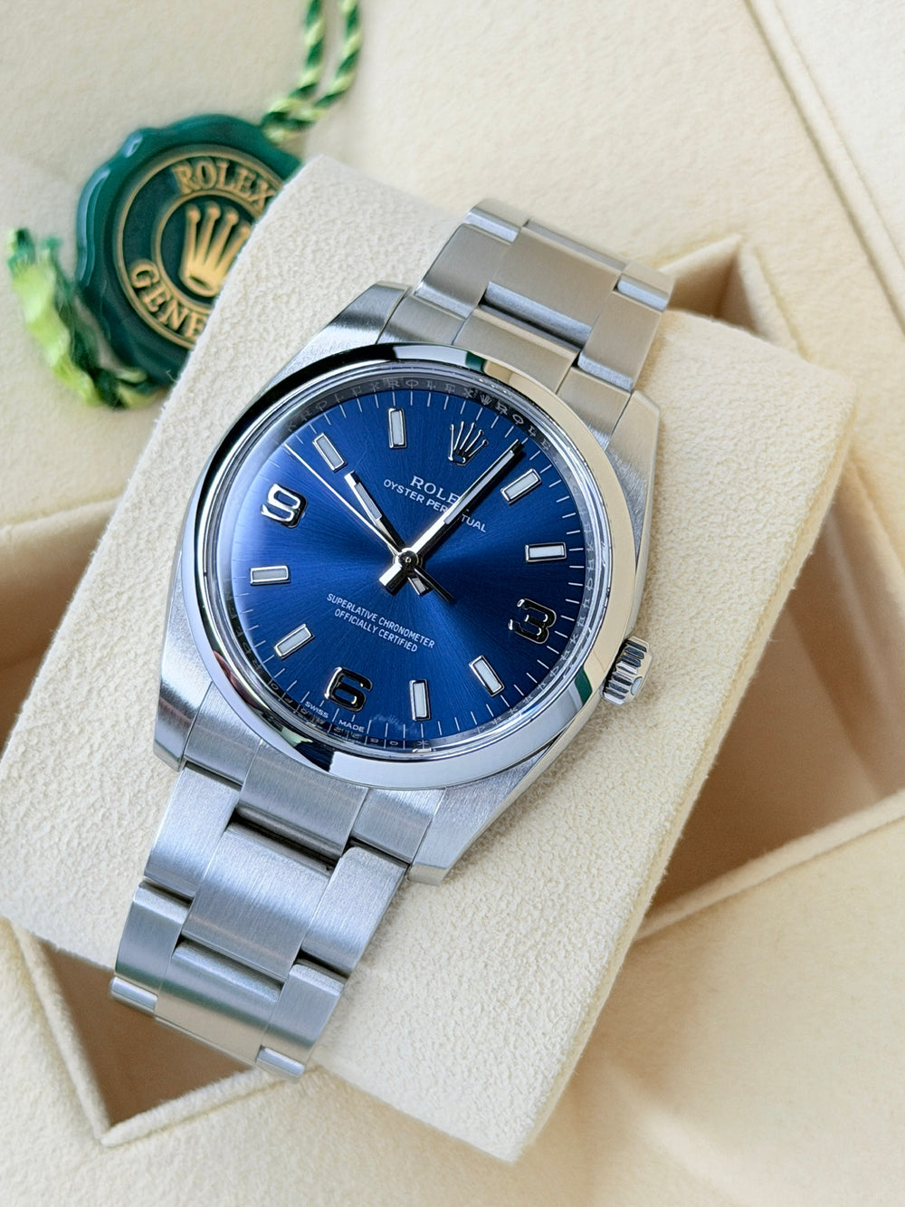 Rolex Oyster Perpetual 34 Blue 2020