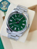 Rolex Oyster Perpetual 41 Green 2025