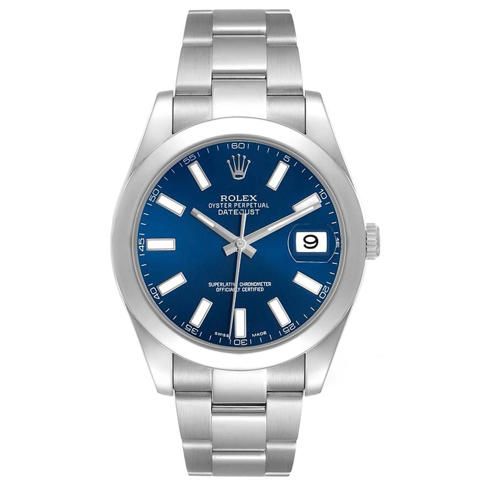 COMING SOON Rolex Datejust 41 Blue Smooth Oyster 2017