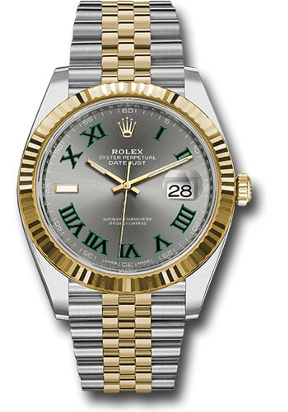 Rolex Datejust 41 Wimbledon Fluted Jubilee 2023