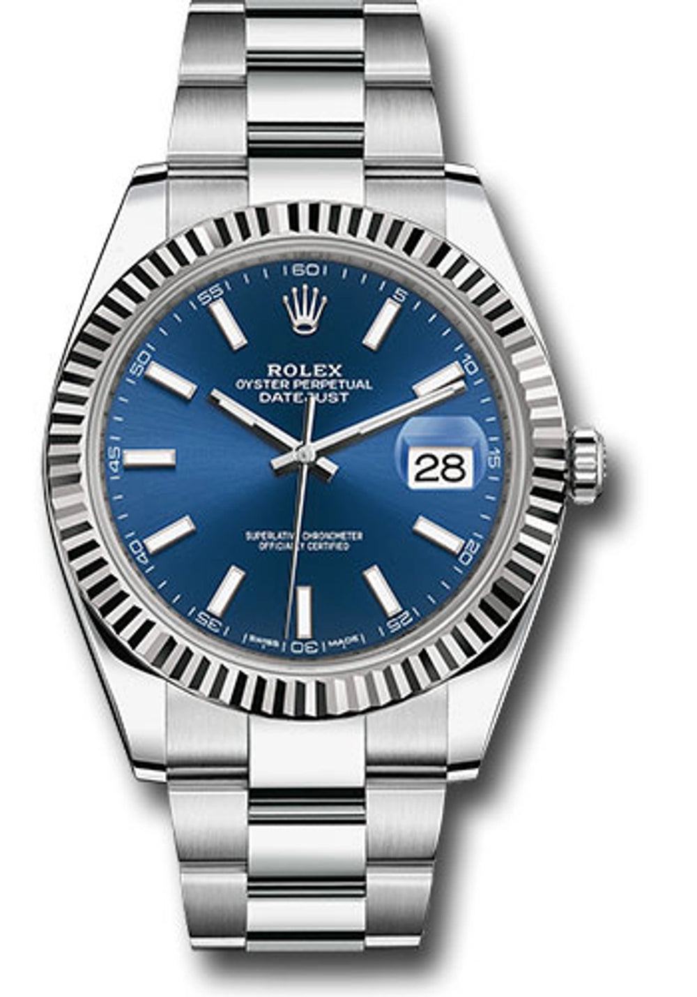 Rolex Datejust 41 Blue Fluted Oyster 2025