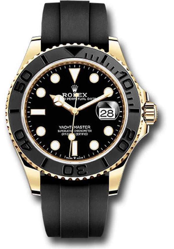 Rolex Yacht Master 42 Yellow Gold Oysterflex 2023