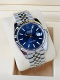 Rolex Datejust 41 Blue Fluted Jubilee 2025