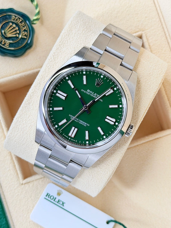 Rolex Oyster Perpetual 41 Green 2024