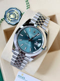 Rolex Datejust 41 Mint Green, Smooth Jubilee 2026