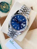 Rolex Datejust 36 Blue Fluted Jubilee 2025