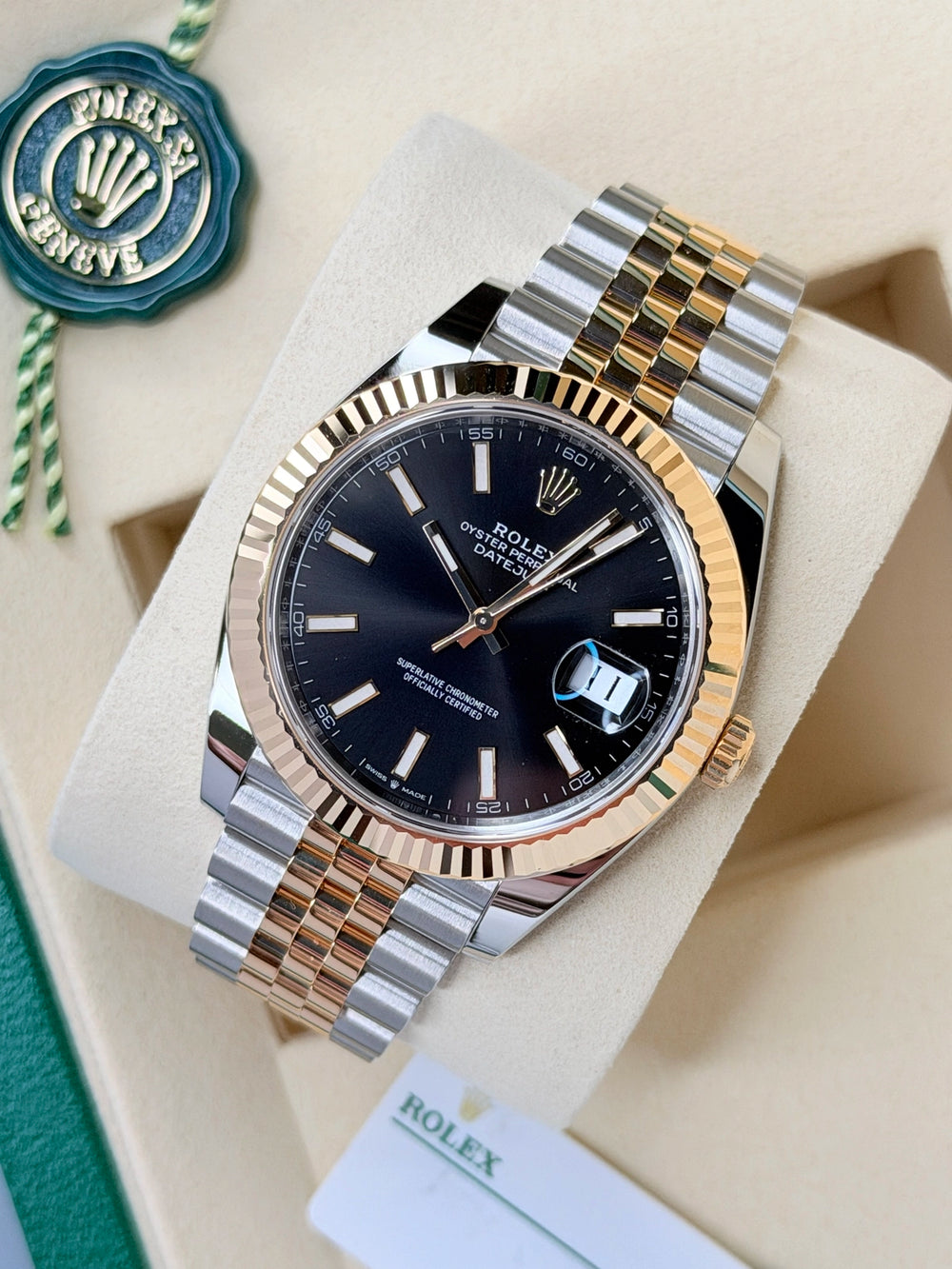 Rolex Datejust 41 Black Fluted Jubilee 2026
