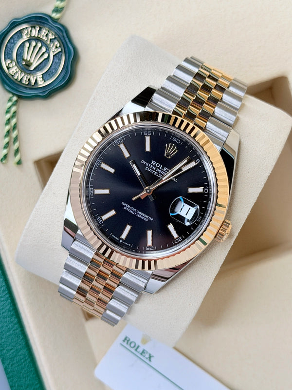Rolex Datejust 41 Black Fluted Jubilee 2026